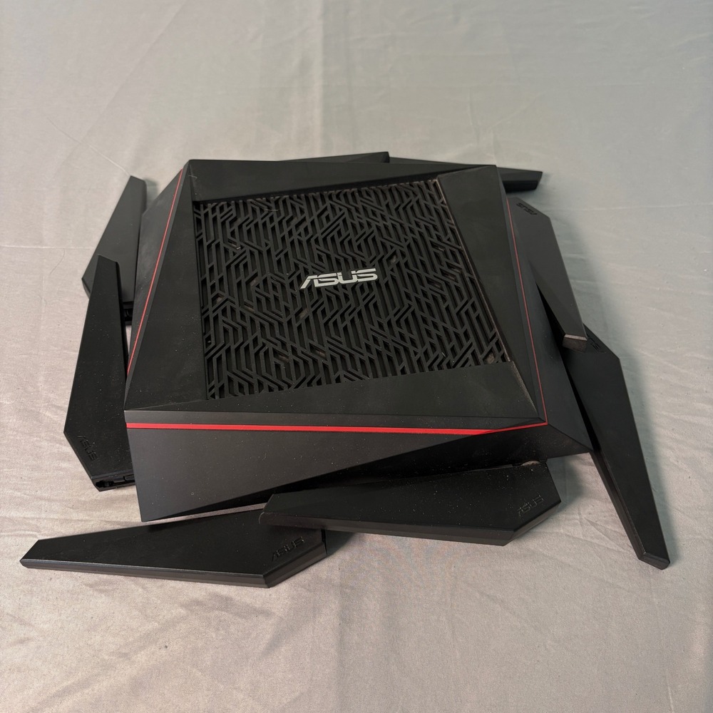 ASUS RT-AC5300 Tri-band Wireless Gigabit Gaming Router Black AC5300 with Adapter